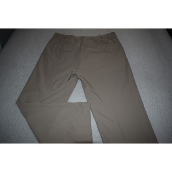 Peter Millar Golf Sport Pants Crown Crafted Men Size 38 x 28 Polyester Tan - Picture 8 of 8